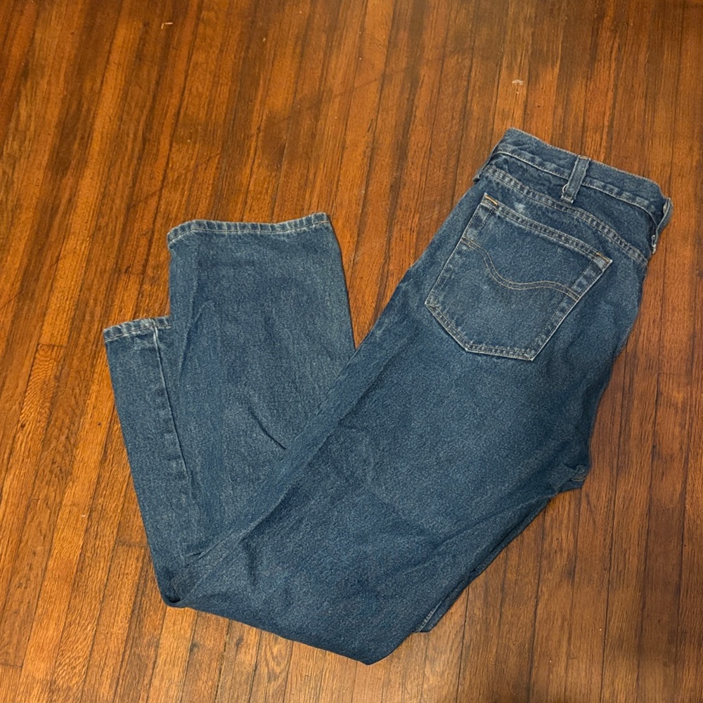 Carhartt Men's Dark Blue Relaxed Jeans